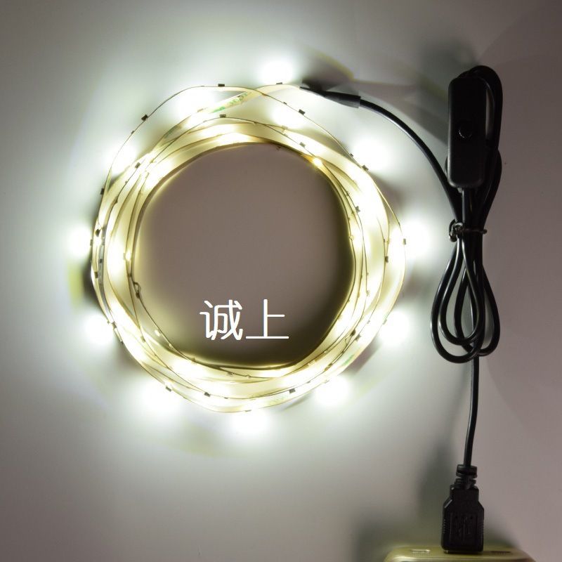 LED灯带5V3528 USB RGB滴胶防水贴片电视背光灯DIY装饰灯带
