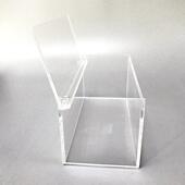 透明亚克力收纳盒桌面带盖防尘盒超市糖果零食亚克力盒子定制