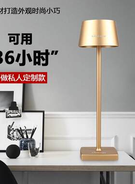 复古酒吧氛围台灯卧室床头书灯阅读护眼充电台灯创意led酒店台灯