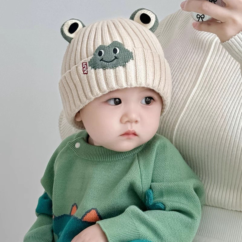 婴幼儿帽子0到3个月毛线帽秋冬可爱男女宝宝新生儿针织帽护耳保暖,童装/婴儿装/亲子装,多件套 帽子、围巾、手套等组合,淘宝优惠券,粉丝福利购,淘宝优惠卷
