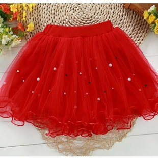 女童网纱半身舞蹈裙亲子四季百搭新款公主裙母女装洋气时髦短裙子
