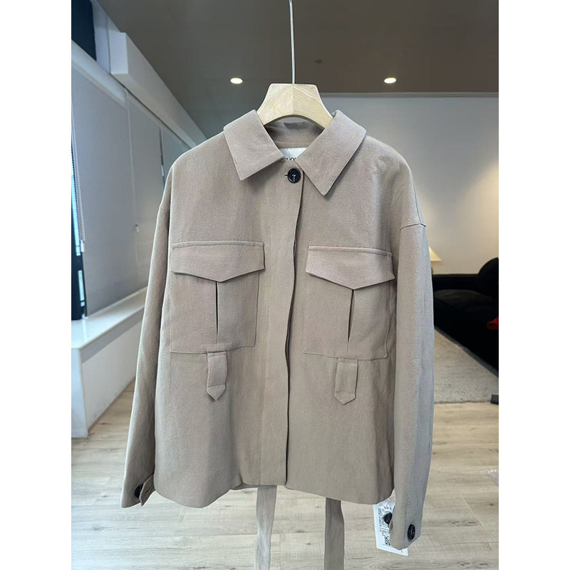 【年终清仓 售完不补】  亚麻棉工装宽松外套 G925T11822,女装/女士精品,短外套,淘宝优惠券,粉丝福利购,淘宝优惠卷