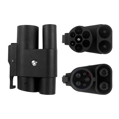 工厂直销CCS2toCCS1直流转接头电动汽车充电桩充电转接器AC+DC