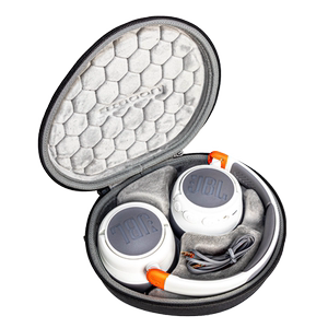 适用 JBL JR460NC 头戴式降噪儿童蓝牙耳机收纳包硬壳保护包收纳盒JR460NC便携单肩包儿童耳机包收纳保护壳