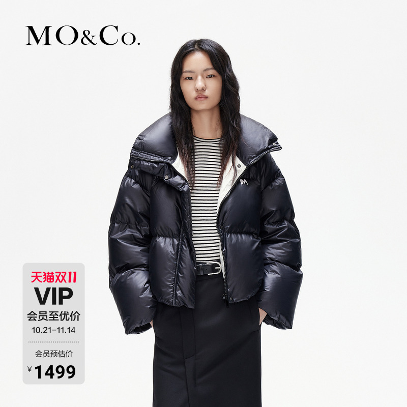 MOCO白鹅绒多巴胺短款羽绒服