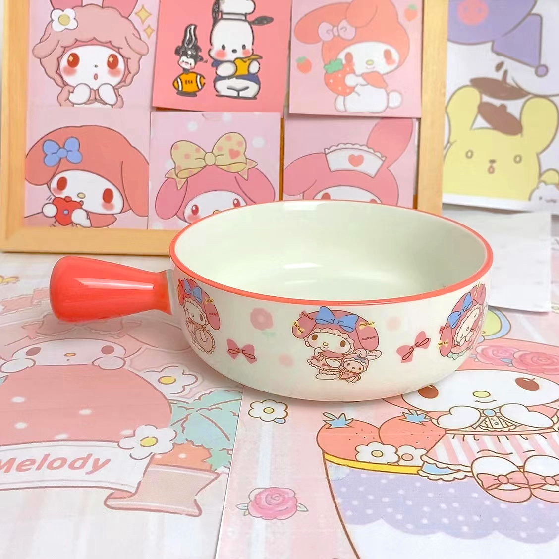 耐高温陶瓷可爱卡通美乐蒂