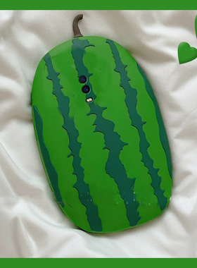 ins风适用oppok1手机壳r15x立体r17pro水果r15西瓜r11s个性r11创意r9s夏天r9plus小清新k1绿色oppo硅胶por软p