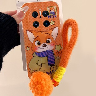 疯狂动物城适用华为mate80promax手机壳mete80gts朱迪70air尼克60rs非凡大师50e带40pro 毛绒十huawei挂绳女p