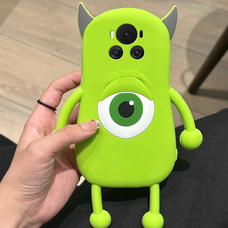 手机壳硅胶卡通趣味独眼怪怪兽