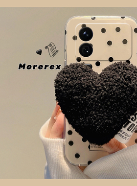ins风满屏波点适用小米17手机壳15spro立体14ultra毛绒13爱心12spo支架12x软11青春版10/mix4/8se/civi5/4/3