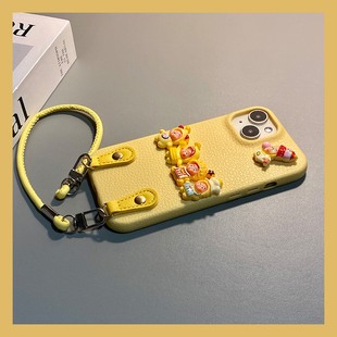 立体星星人适用vivoy53s手机壳y52s卡通y31s背带y37斜挎y36i挂绳y35m 简约y33e仿皮y20皮纹z5硅胶u3x十vivo女