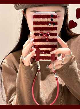 适用华为nova13手机壳nove13pro红色13ultra活力版12线条7立体11蝴蝶结10带5挂链9羽纱8新年4e蛇年3i女6se/2s