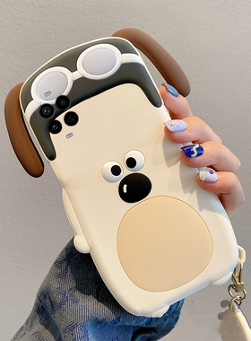 适用华为nova14手机壳novo13ultra活力版12pro卡通11se立体10z白色9掌门狗8带挂件7i可爱6se趣味5呆萌4硅胶软