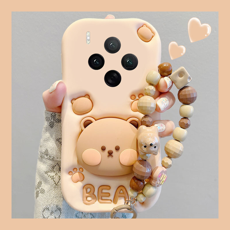 适用vivox300手机壳x300pro卡通立体vivix小熊p