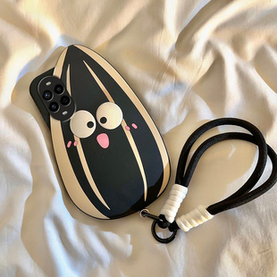 适用华为nova13手机壳novo13ultra活力版12pro可爱11se立体10z瓜子9带8挂绳7i挂链6se卡通5趣味4搞怪硅胶软壳