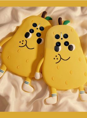 适用华为mate70手机壳mete60pro+卡通50立体40rs保时捷30黄色30epro雪梨20x表情10pro可爱9趣味50e十呆萌硅胶