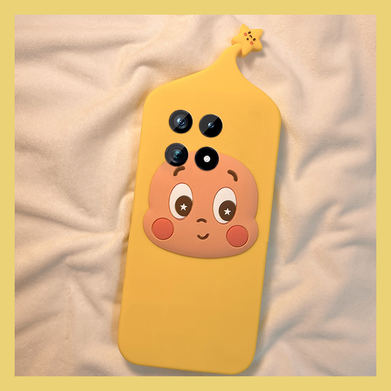 呆萌腮红星星人适用vivoiqoo15手机壳iqoo13pro立体12可爱11s爱酷10黄色9趣味8卡通7硅胶5全包3防摔iq00/vivo
