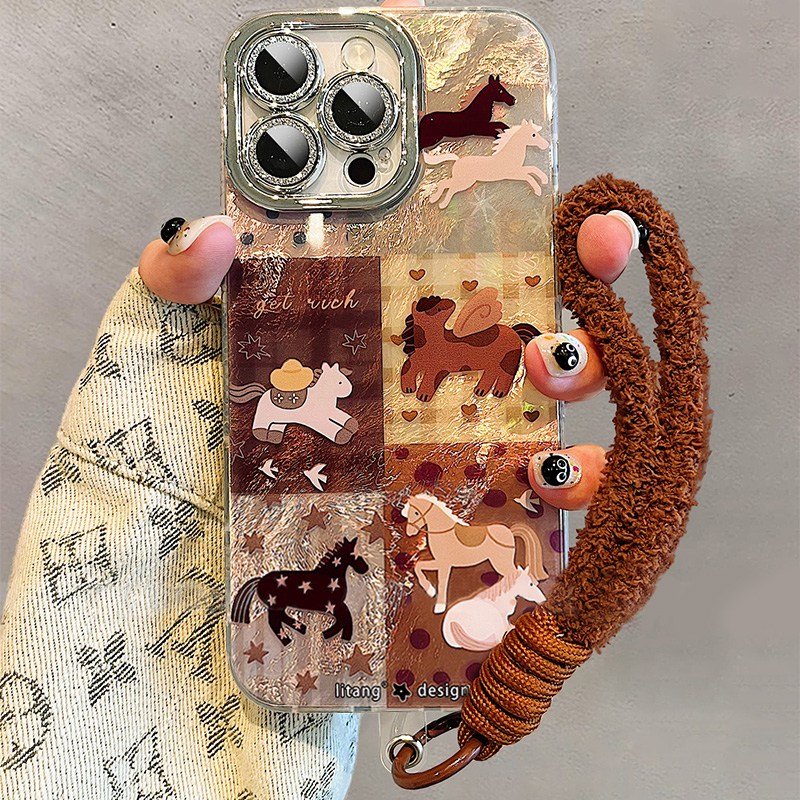 手机壳硅胶2026马年马上有元宝带