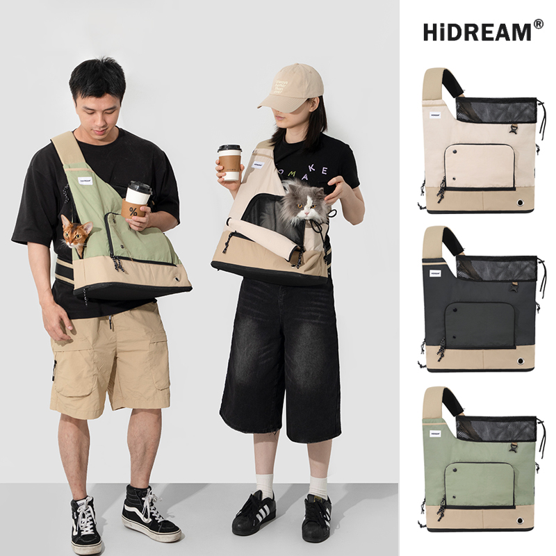 外出便携宠物包HiDREAM斜挎透气