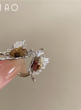 IJIHAO女合金天然石日韩戒指