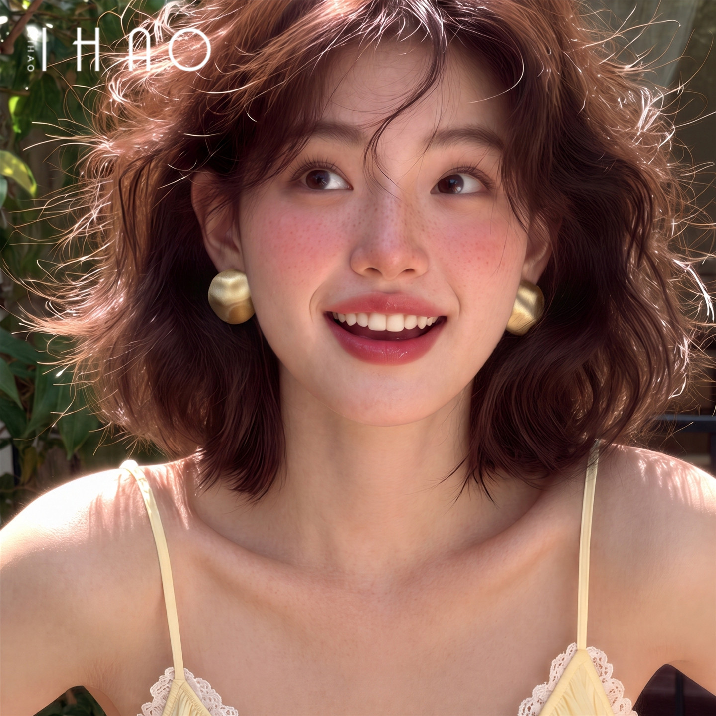 繁华漫步~欧美复古设计感褶皱珍珠几何耳钉 小众ins个性高级耳环