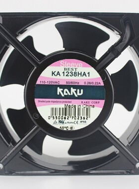 全新原装KAKU耐高温轴流风机KA1238HA1 1238 110V电控柜防水风扇