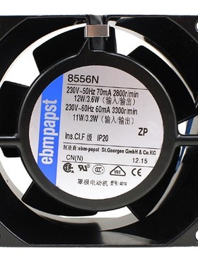 EBMPAPST TYP 8850N 8556N/NR 8550N/V 230V 8038 耐高温散热风扇