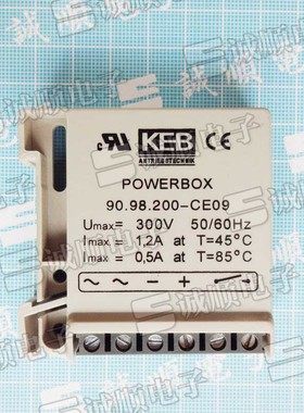包邮 全新 KEB POWERBOX 90.98.200-CE09 Umax=300V Imax=1,2A