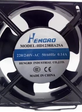 全新HENGRO恒漾达 HD9225HA2SA/2BA AC220V 1225机柜散热风扇1238