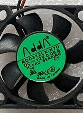 AD0312LX-K70 30x30x6MM 3006 12V 0.06A南北桥 ADDA静音显卡风扇