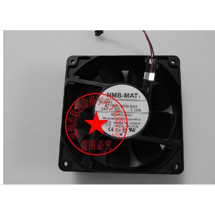 4715SL-05W-B60 -D00 D01 UR1 24V 1.2A原装日本12038铝框风扇