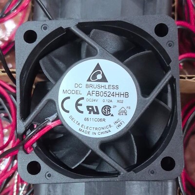 全新台达 AFB0524HHB 5015 5cm 24V 0.12A 变频器风扇 轴流风扇.