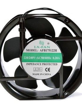 LX-FAN AFB175122H/112522H/122522H/123822H 220V 机柜15050风扇