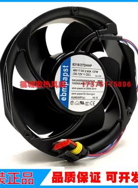 6318/2TDHHP 6318/2TDH4P 48V 德国ebmpapst四线pwm散热风扇风机