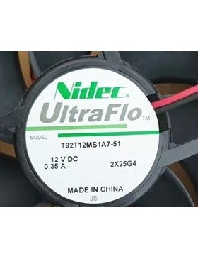 全新Nidec UltraFlo 9025 9CM T92T12MS3A7-51 12V 0.35A变频风扇