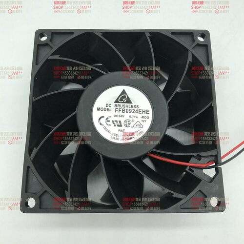 台达风机FFB0924EHE 9238 24V 0.75A 9CM大风量变频器散热风扇
