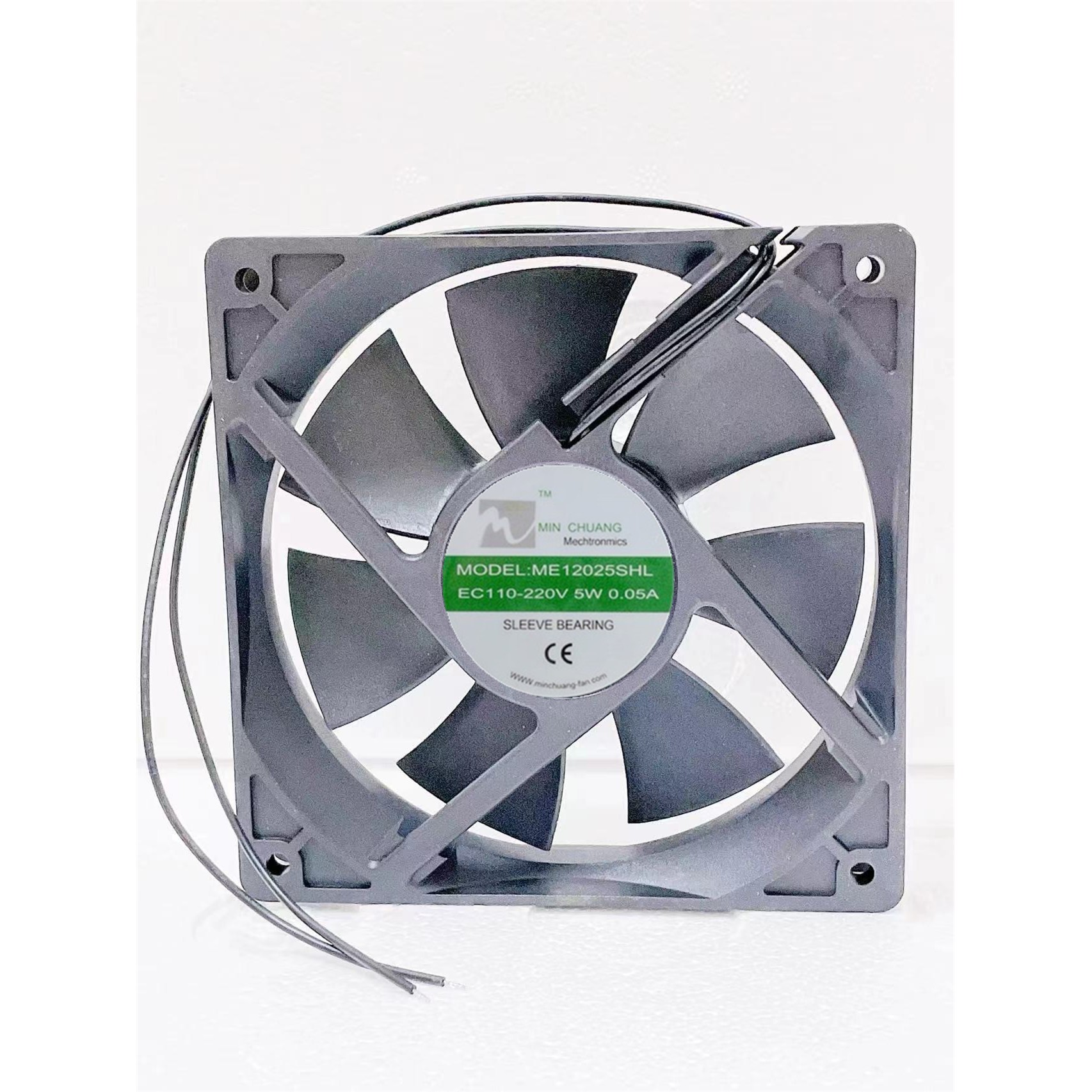 节能 ME12025SHL轴流风机双滚珠宽电压EC110V~240V机箱柜散热风扇