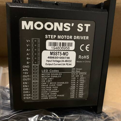 MOONS'鸣志驱动器全新Y2SMSST5-S/MSST5-MO等型号现货Y2SMSST10-S