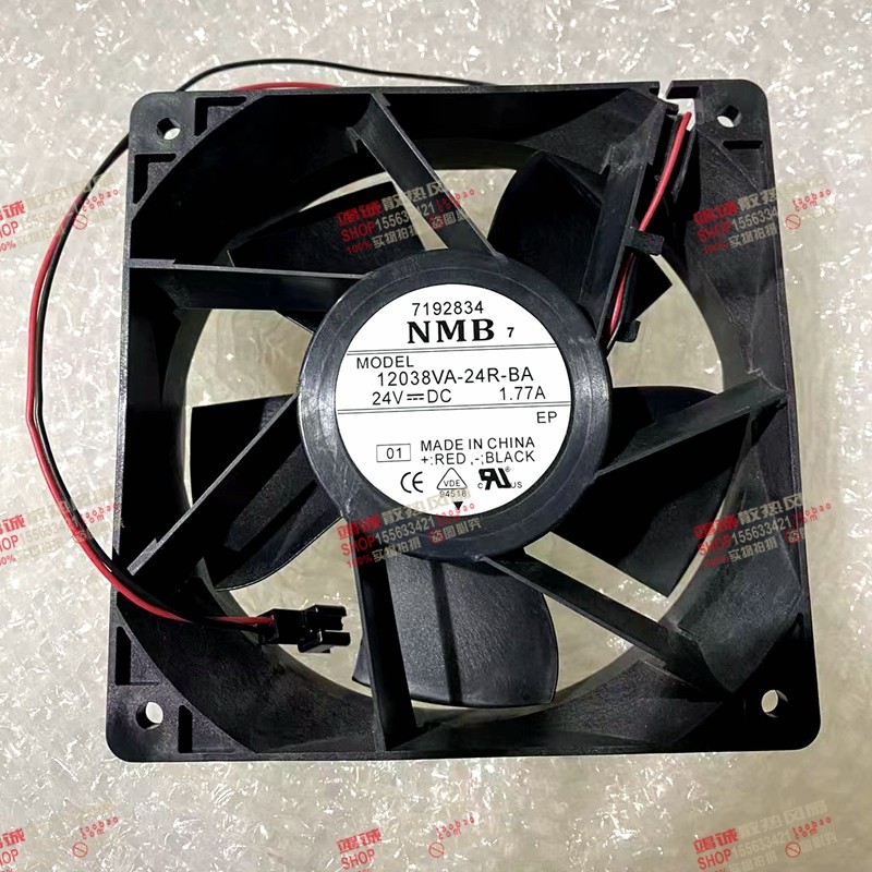 全新NMB 12CM 12038VA-24R-BA DC24V 1.77A 变频器 机箱散热风扇