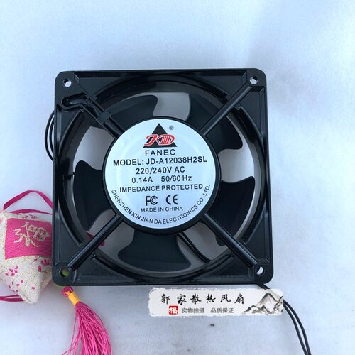 JD-A12038H2/H1SL BL 220V/110V全新原装FANEC机柜散热风扇12038