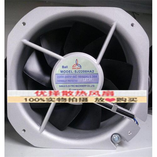 全新SANJUN三巨 SJ2208HA2/HA1/HA3 220V/110V控制柜轴流风机2808