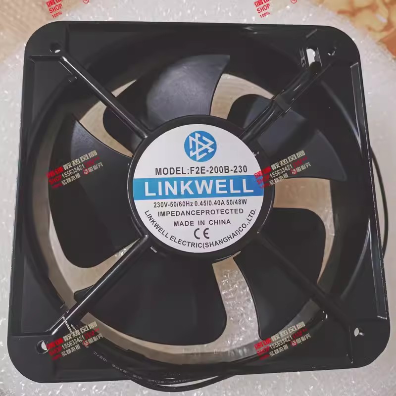 LINKWELL F2E-200B-230 20CM AC230V散热风扇LK20060HA2B-C 220B