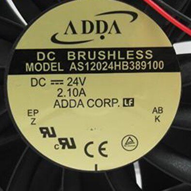 台湾协禧ADDA AS12024HB389100 12038 DC24V 2.1A 变频器散热风扇