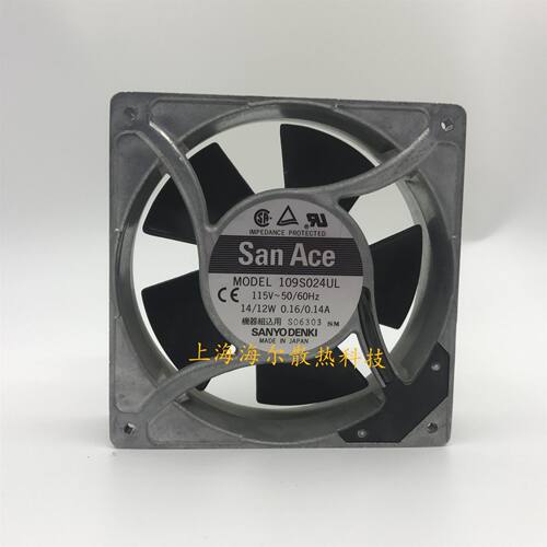 原装三洋109S024UL 109S005UL 109S075UL 109S074UL 12CM115V风扇