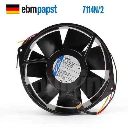 7114N/2全新ebmpapst进口 24V 0.5A 12W ABB变频器散热风扇