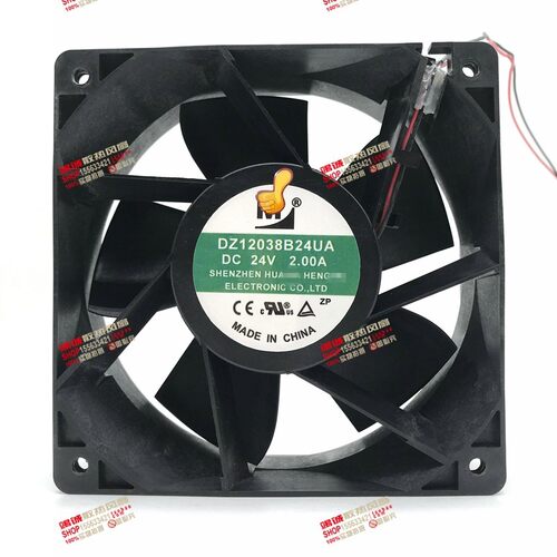 原装 12CM/厘米 DZ12038B24UA DC24V 2.00A 变频器散热风扇