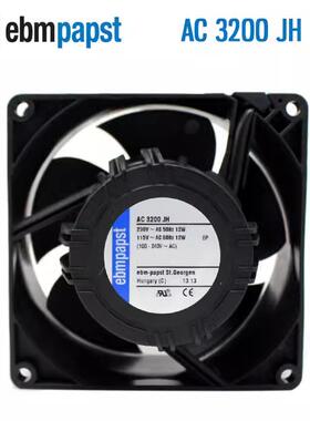 原装正品ebmpapst AC3200JH 115V/230V 12W双电压轴流散热风扇