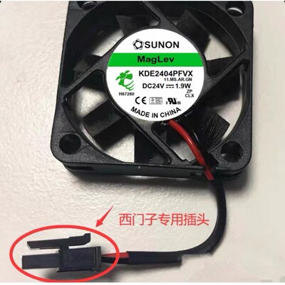 全新SUNON建准 KDE2404PFVX 24V 1.9W 4010 4CM 超静音变频器风扇
