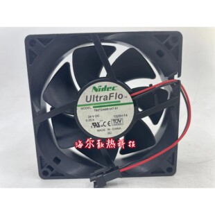Nidec UltraFlo T92T24MS1A7-51 24V 0.22A 变频器 9cm 散热风扇