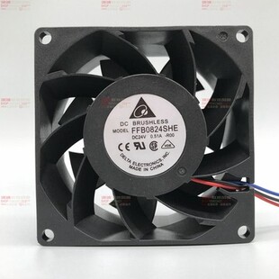 AFB0824HH 电梯CV330A变频器 8CM风扇 FFB0824SHE DC24V